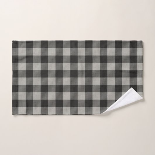 Rustieke Grijze Buffel Plaid Bad Handdoek (Handdoek)