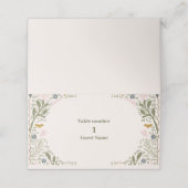 Rustieke groene bossen Fern bruiloft (Buitenkant ongevouwen)