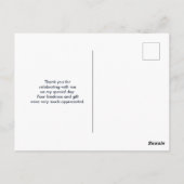 Rustieke groene woestijn cactus patroon dank u briefkaart (Achterkant)