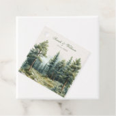 Rustieke groene zomer bos bruiloft gunst Labels (In situ)