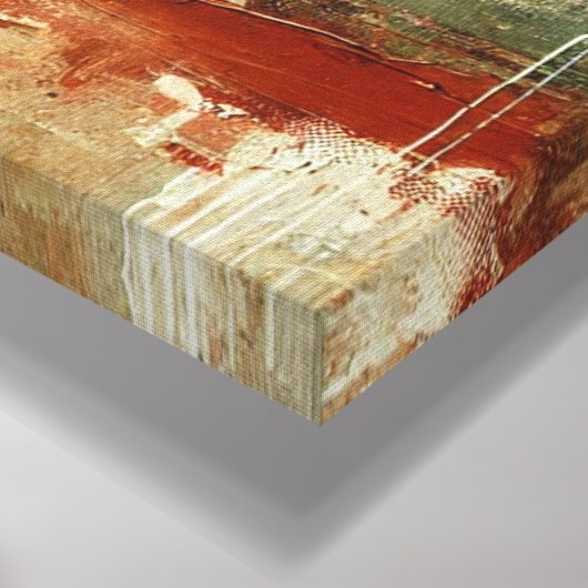 rustieke harmonie canvas afdruk (Hoek(Onderkant))