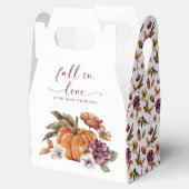 Rustieke Herfst Baby Favor Box Bedankdoosjes (Geopend)