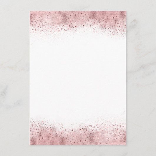 Rustieke Herfst Bloom Bruiloft Informatie Gast Informatiekaartje (Achterkant)