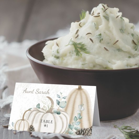 Rustieke Herfst boerderij pompoen Plaatskaarten