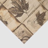 Rustieke herfst Ephemera Collage | Warm aards (2) Tissuepapier (Detail)