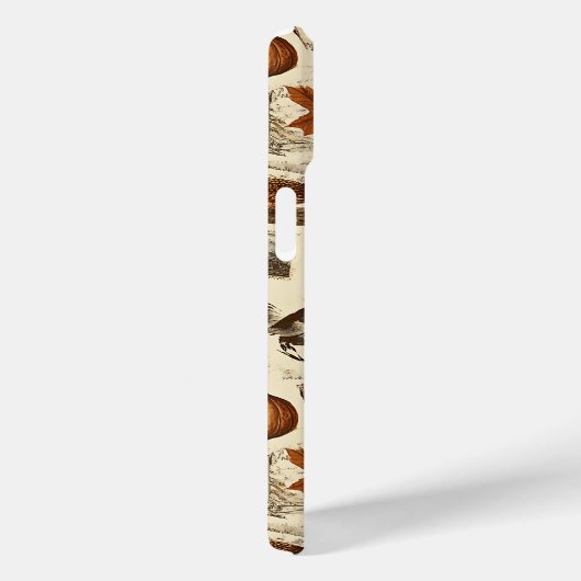 Rustieke herfst Ephemera Collage | warm aards Case-Mate iPhone Case (Achterkant / Rechts)