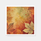 Rustieke Herfst Foliage Distressed Ink Decoupage Servet (Voorkant)