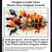 Rustieke Herfst Herfst Giraffe Portret DE3 Decoupa Tissuepapier