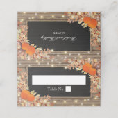 Rustieke Herfst Herfst Wood Barn Wedding (Buitenkant ongevouwen)