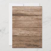 Rustieke Herfst Herfstbomen Bos Verjaardagsfeest Kaart (Achterkant)