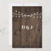 Rustieke Herfst herfsttruck bruiloft uitnodiging (Achterkant)