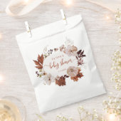 Rustieke herfst kleine pompoen baby shower bedankzakje (Geknipt)