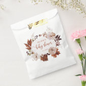 Rustieke herfst kleine pompoen baby shower bedankzakje (Gezegeld)