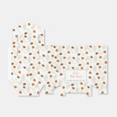 Rustieke Herfst Ladybug Greenery Baby shower Bedankdoosjes (Uitgevouwen)