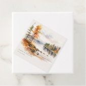 Rustieke herfst natuur bruiloft Favor Labels (In situ)