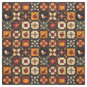 Rustieke herfst Patchwork Quilt patroon | boerderi Stof (Swatch)