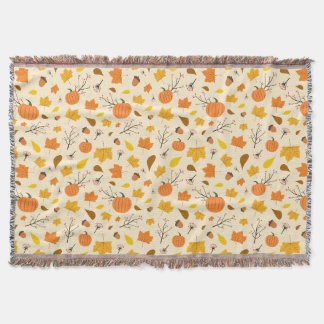 Rustieke herfst pompoen charme deken