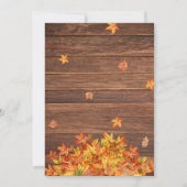 Rustieke herfst pompoen patch verjaardag kaart (Achterkant)