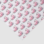 Rustieke Herfst Roze Pompoen Tissuepapier (Detail)