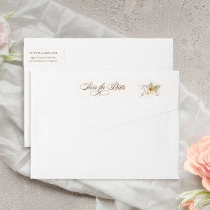 Rustieke herfst Rozen Botanische Script