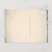 Rustieke Herfst Tree en Twinkle Lights Save the Da Aankondigingskaart (Achterkant)