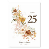 Rustieke Herfst Wild Flowers Meadow Wedding Kaart (Voorkant)