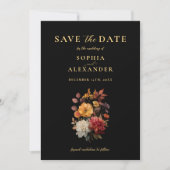 Rustieke Herfstbloei Save the Date Kaart (Voorkant)