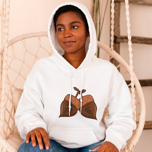 Rustieke herfstbos Natuur Hoodie