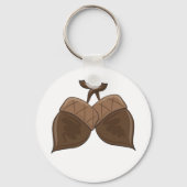 Rustieke herfstbos Natuur Sleutelhanger (Voorkant)