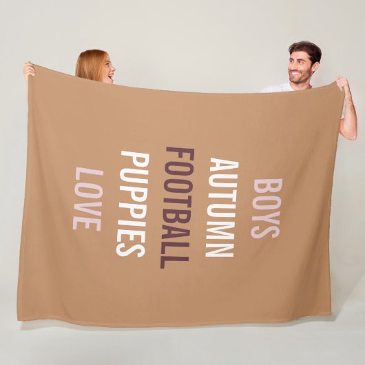 Rustieke Herfstbries Tailgate Shower Feest Knus Fleece Deken (In situ)