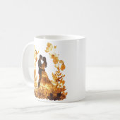Rustieke herfstbruiloft Mok (Voorkant links)