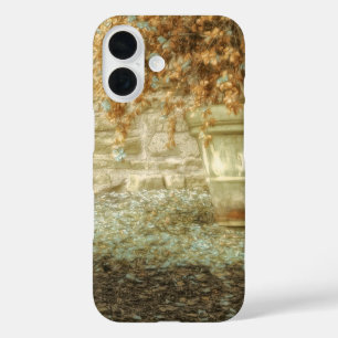Rustieke herfsttuin iPhone 16 hoesje