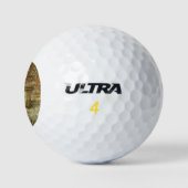 Rustieke herfsttuin golfballen (Logo)