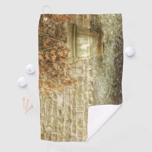 Rustieke herfsttuin golfhanddoek (Insitu)