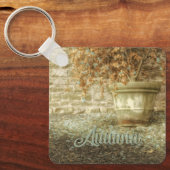 Rustieke herfsttuin sleutelhanger (Voorkant)