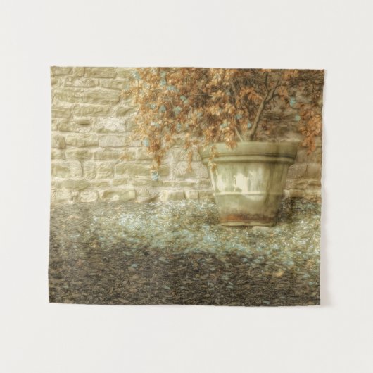 Rustieke herfsttuin wandkleed (Voorkant (horizontaal))