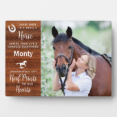 Rustieke Herinnering Paardengedenkteken Fotoplaat (voorkant)