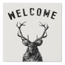 Rustieke hert hert Elk Welkom