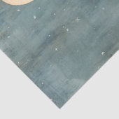 Rustieke Highland Koe in Winter Art Decoupage Tissuepapier (Detail)