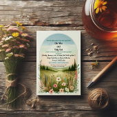 Rustieke Hillbilly Countryside Wedding Kaart