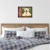 Rustieke Hond Liefhebber Citaat Aandenken Hond Fot Canvas Afdruk (Insitu (Slaapkamer))