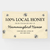 Rustieke Honey Business Spandoek (Horizontaal)