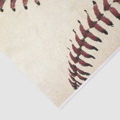 Rustieke honkbal snaren verticaal tissuepapier (Detail)