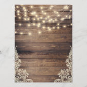 Rustieke Hout & Slingerlichten Menu (Achterkant)