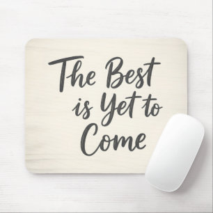 Rustieke Houten Achtergrond Inspirerende Typografi Muismat