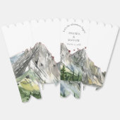 Rustieke Houten Bergbos Dennen Huwelijk Bedankdoosjes (Ongevouwen)