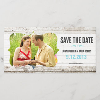 Rustieke Houten Bewaar De Datum Save The Date