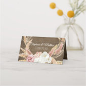 Rustieke Houten Bloemen Pampas Grass Tent Plaats K (Achterkant)