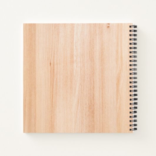 Rustieke houten bruiloft Elegant Mr. en Mrs. Gaste Notitieboek (Achterkant)