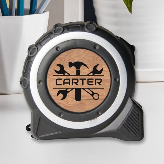 Rustieke Houten Gekruiste Sleutels Aangepaste Naam Rolmaat